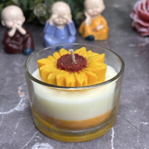 sunflower sundae candle