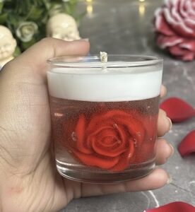 royal preserved rose votive candle