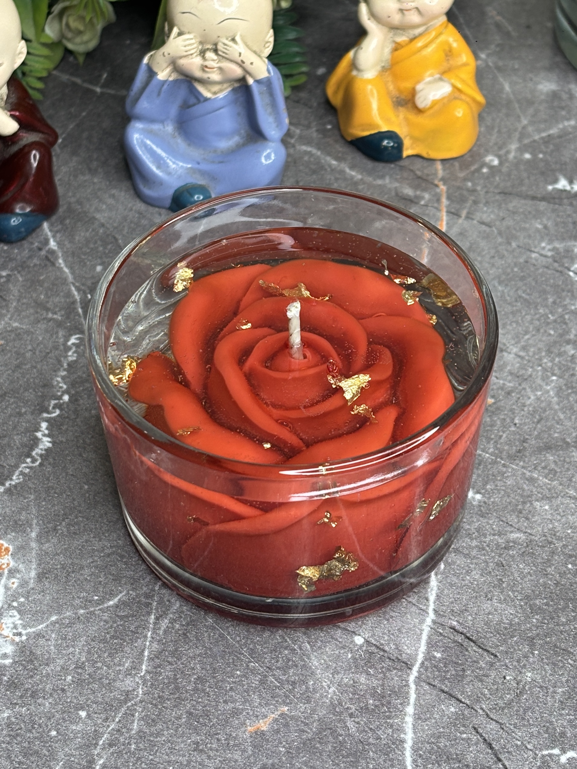 enchanted rose in gel candle enchanted rose in gel candle