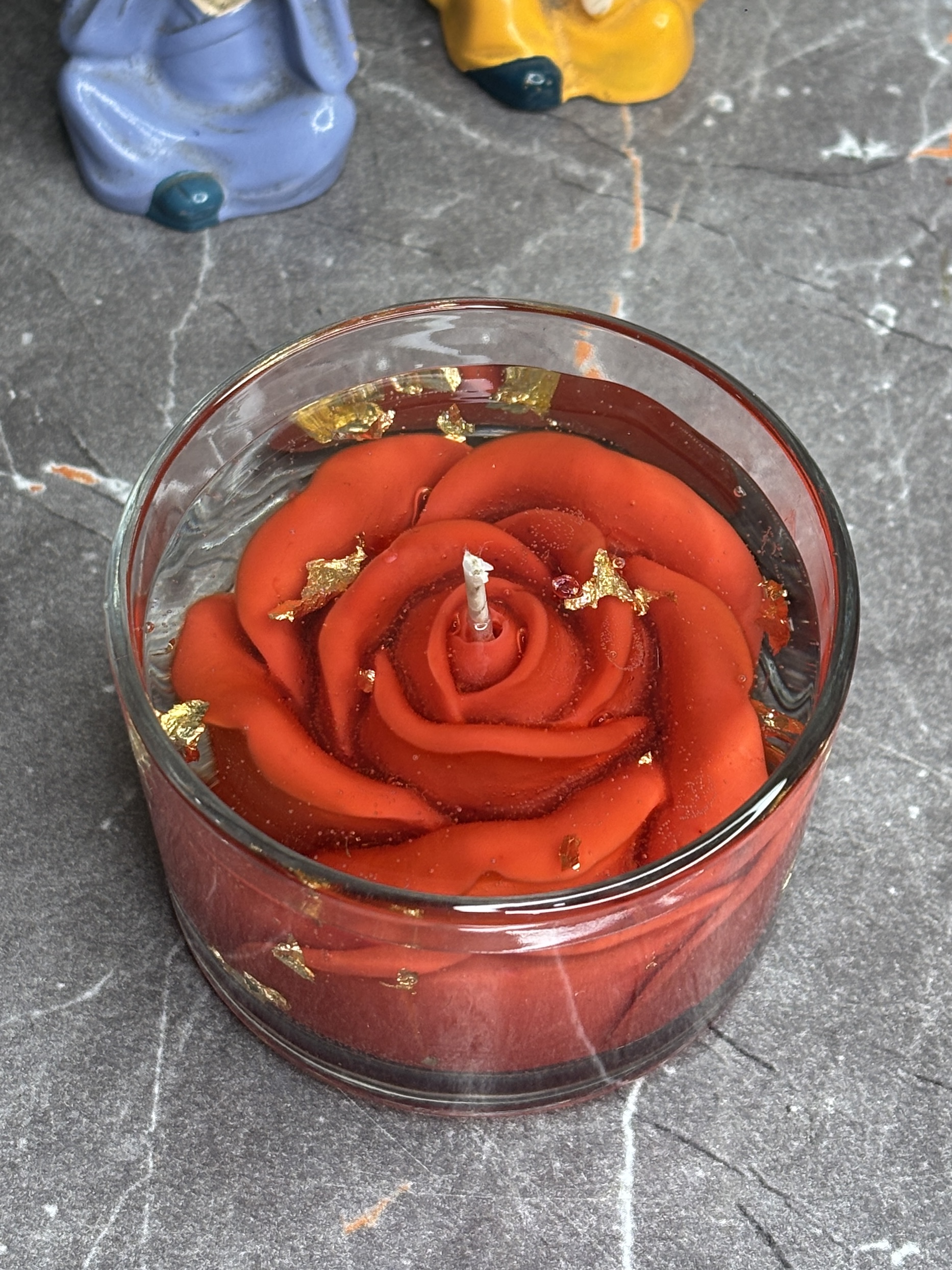 enchanted rose in gel candle enchanted rose in gel candle